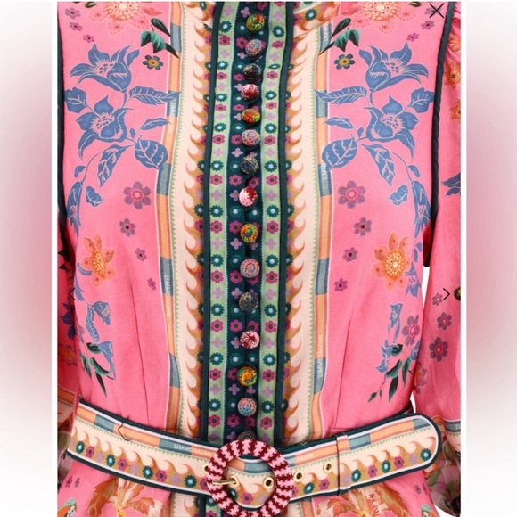 Zimmermann Ginger Buttoned Mini Dress | AU Size 2 - Picture 2 of 13